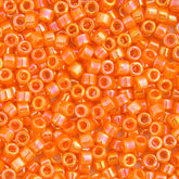 Delica 11/0 RD #1573 Orange Mandarin Opaque AB 5.2g Vial